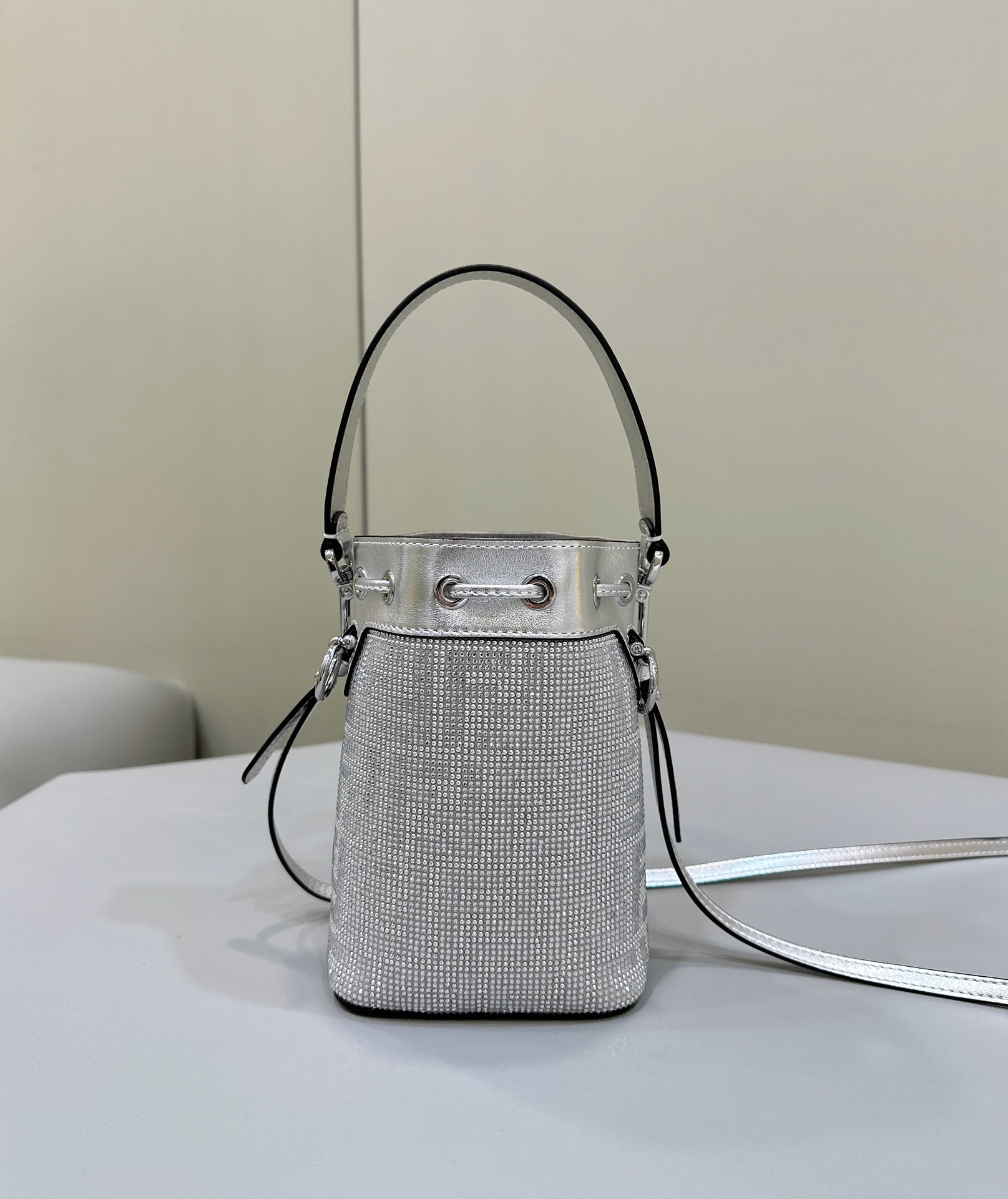 Fendi Small MON TRESOR Bucket Bag, Suede Material Model no: 8633