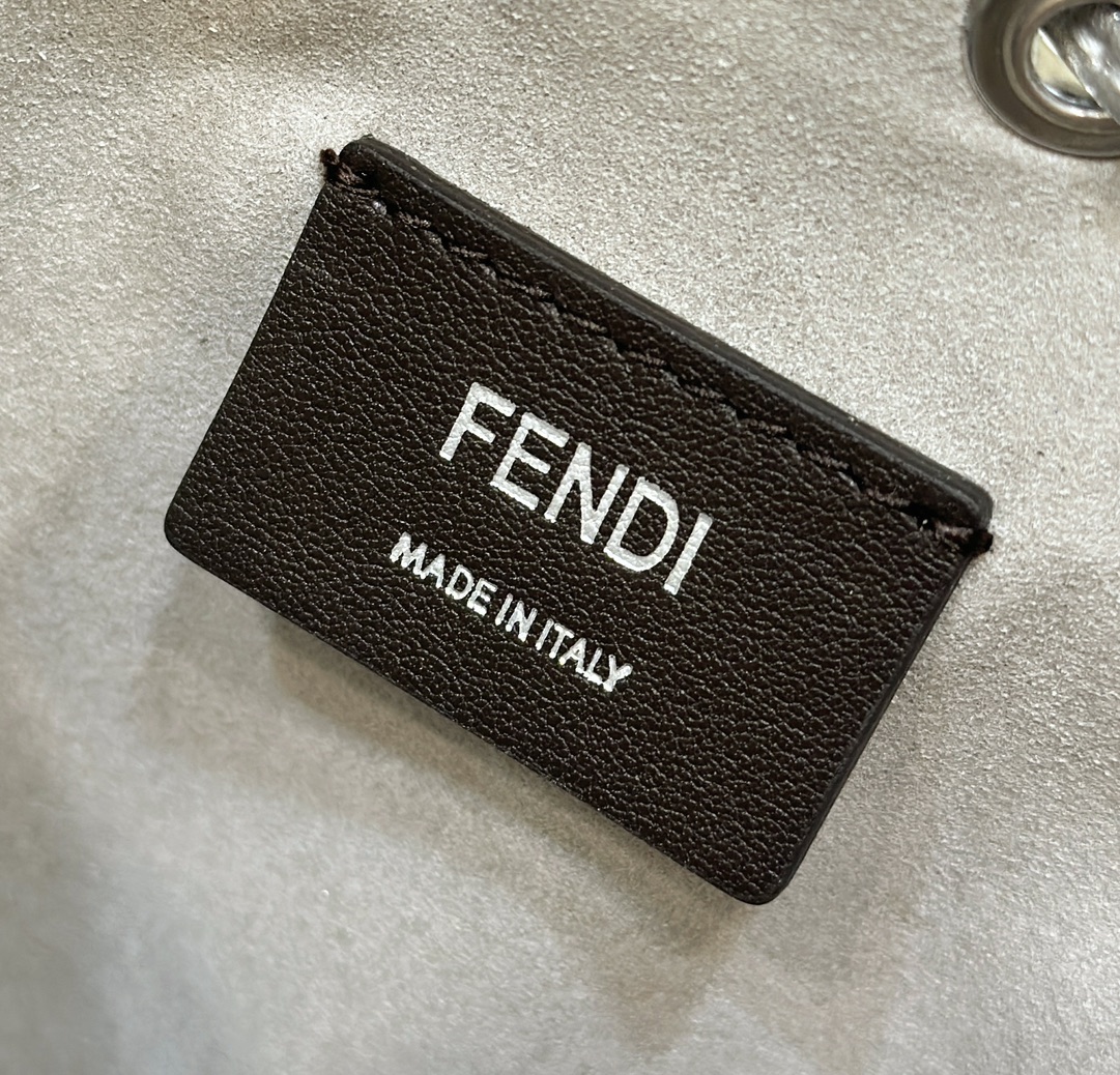 Fendi Small MON TRESOR Bucket Bag, Suede Material Model no: 8633