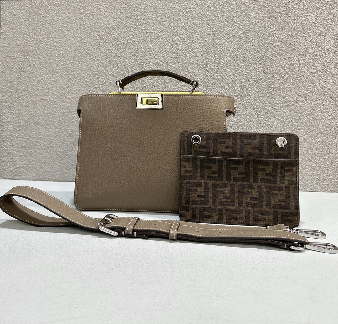 Fendi Men's PEEKABOO I See U Handbag Model no: 7VA530