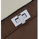 PEEKABOO Series I See You Petite Handbag, Cowhide with Exquisite Hand Stitching Model no: 80133AM