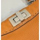 PEEKABOO Series I See You Petite Handbag, Cowhide with Exquisite Hand Stitching Model no: 80133