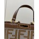 Houndstooth Double F Embroidered Tote Model no: 8589