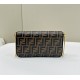 FENDI Three-in-One Chain Bag, Classic Full Leather Double F Pattern Model no: 0123B