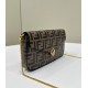 FENDI Three-in-One Chain Bag, Classic Full Leather Double F Pattern Model no: 0123B