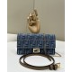 FENDI Baguette Chain Bag, Classic Monogram Fabric Model no: 8638