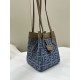 Origami Foldable Bag, Denim Blue Model no: 8626S