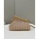 Fendi First, Raffia Weave with Handcrafted Sheepskin Model no: 80095M