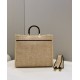 Sunshine Handcrafted Raffia Tote with Acrylic Handles Model no: 8389A