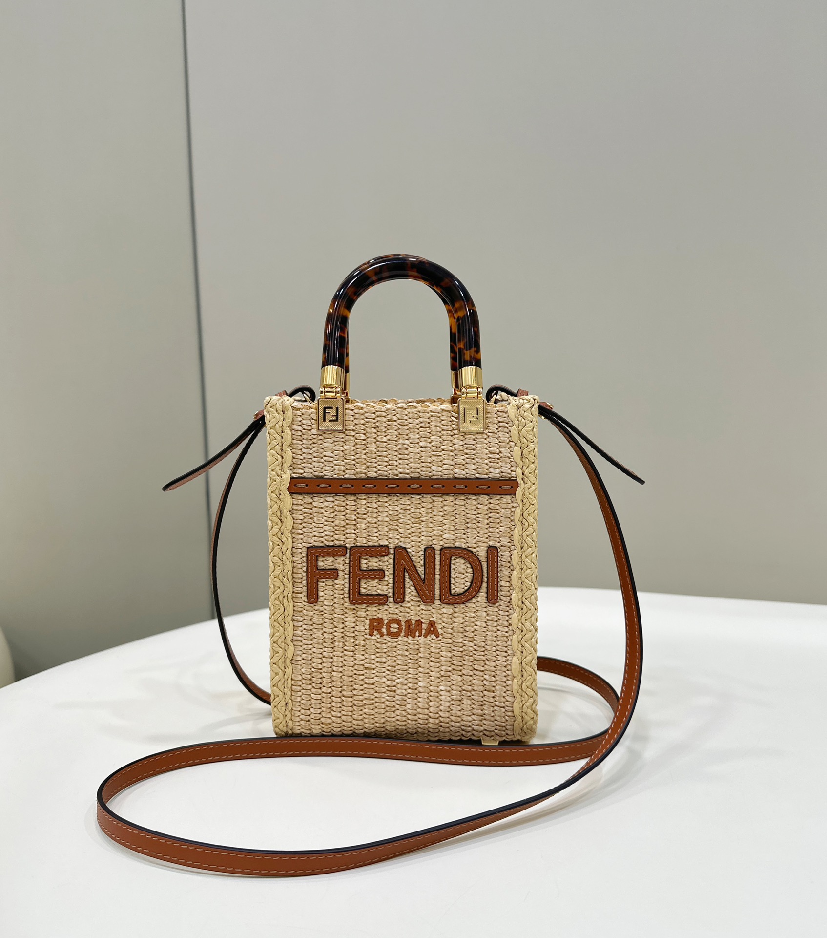 Mini Square Raffia Bag Series, Handcrafted Model no: 8621s