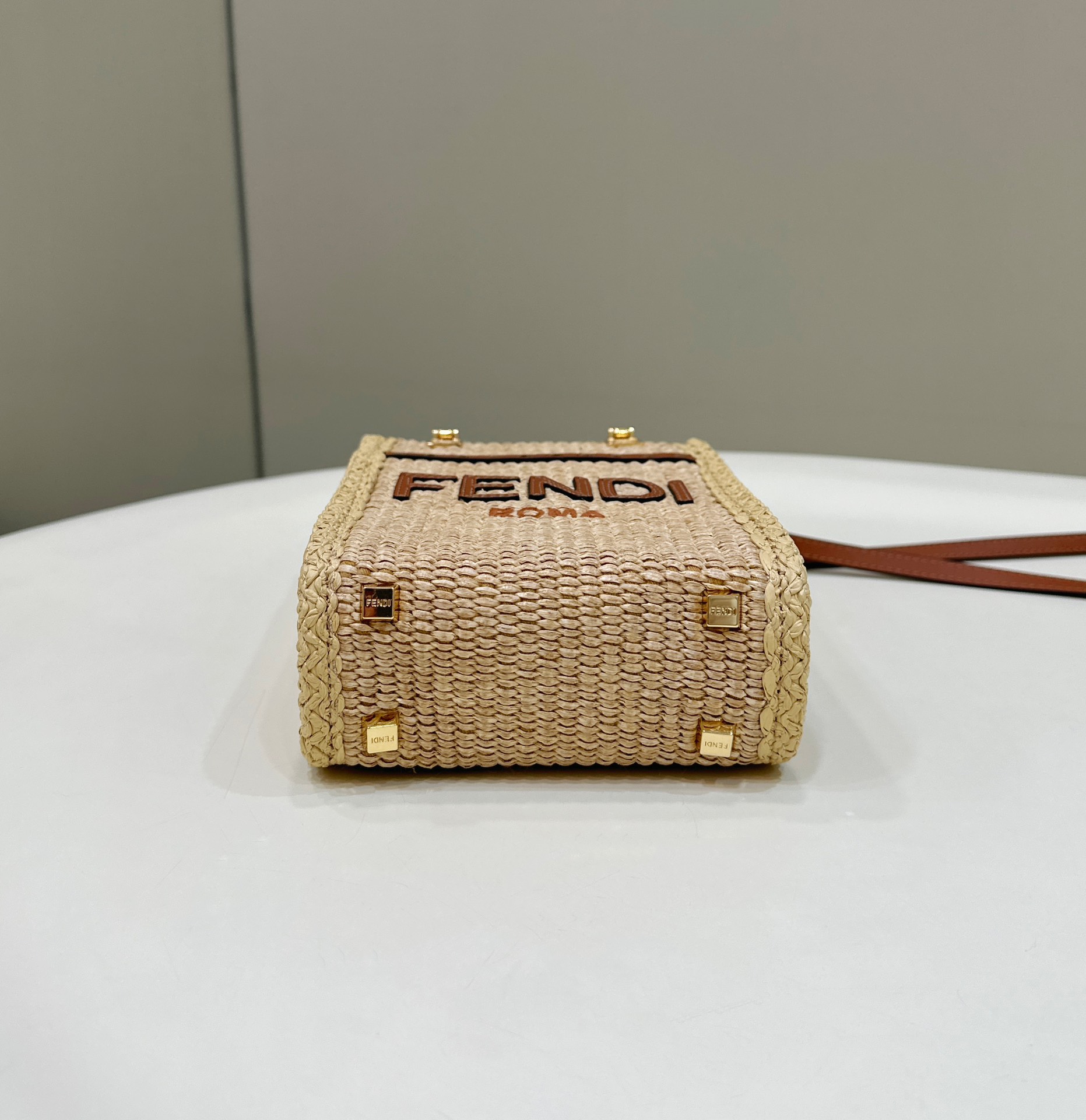 Mini Square Raffia Bag Series, Handcrafted Model no: 8621s