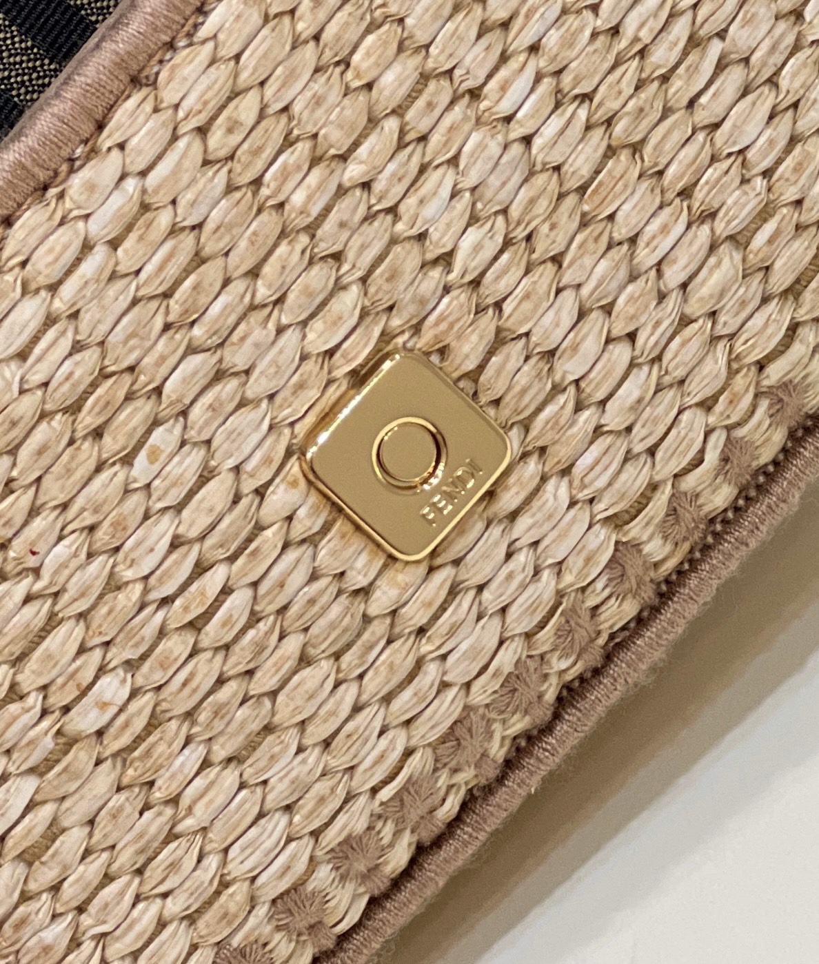 Fendi Nano Baguette Raffia Charm Mini Bag Model no: 8567B