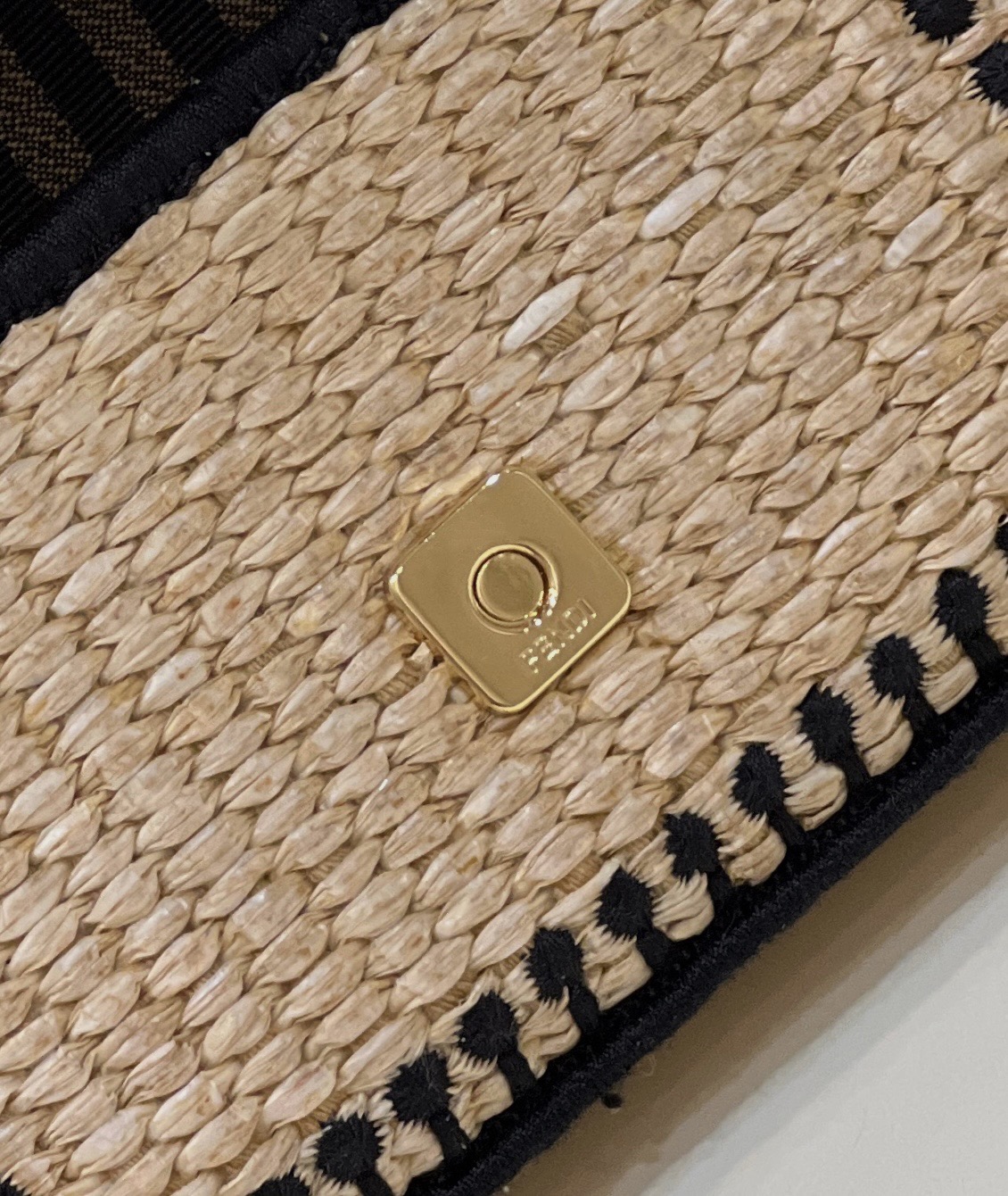 Fendi Nano Baguette Raffia Charm Mini Bag Model no: 8567B