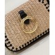 Fendi Nano Baguette Raffia Charm Mini Bag Model no: 8567B