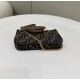 Baguette Clutch, Classic Double F Fabric Logo Model no: 8BS073