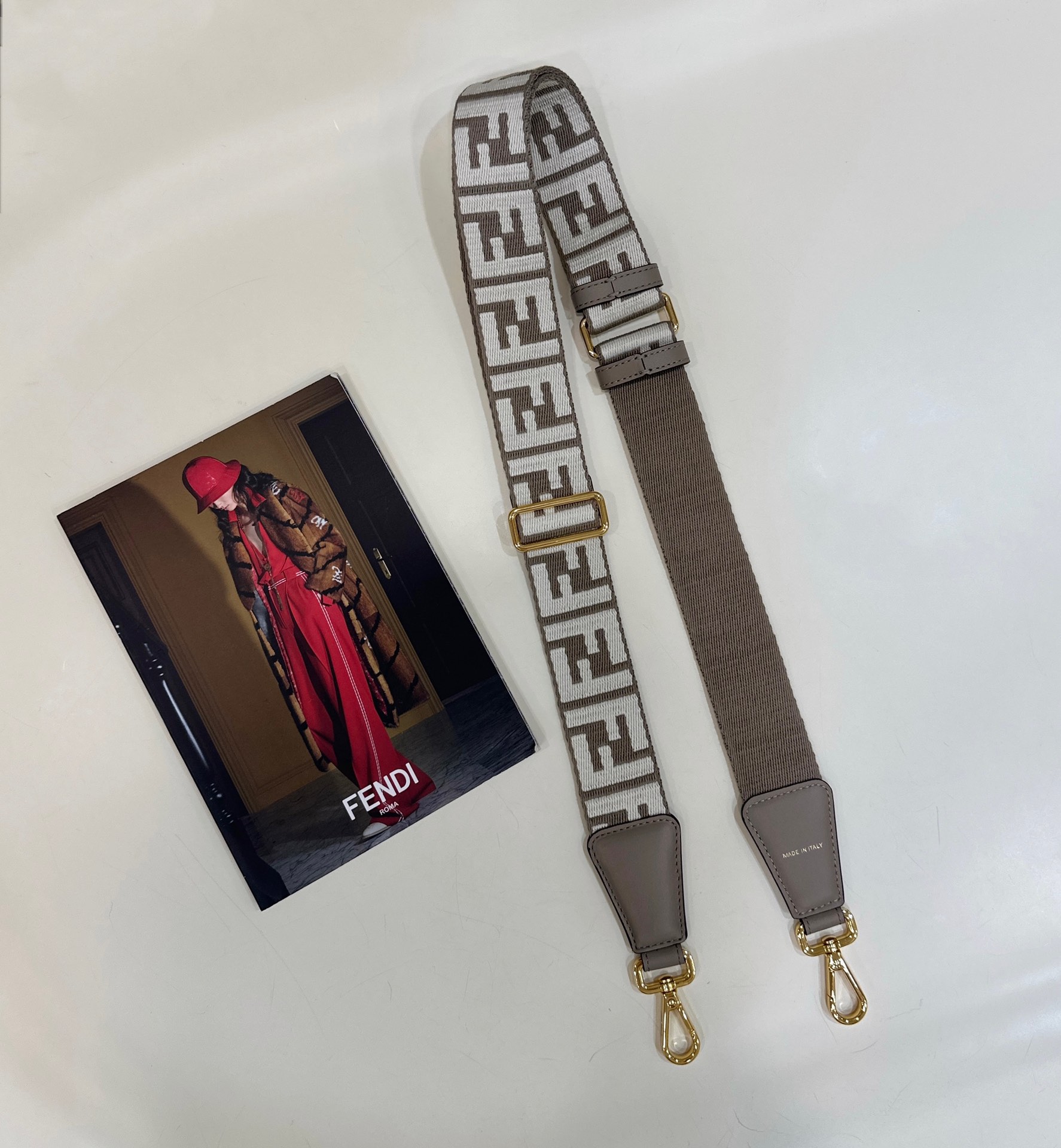 Fendi Wide Shoulder Strap with FF Logo Model no: 913