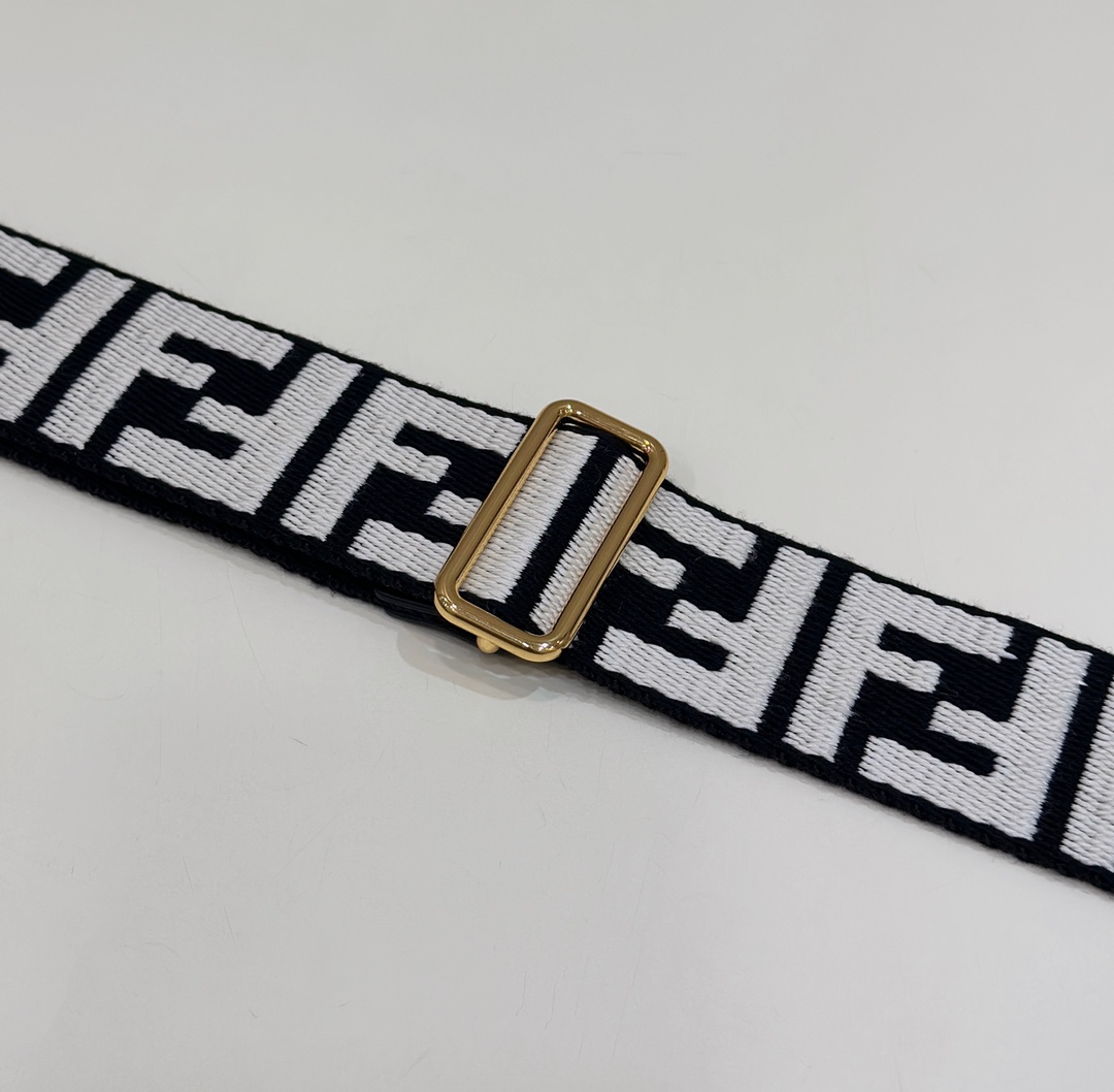 Fendi Wide Shoulder Strap with FF Logo Model no: 913A