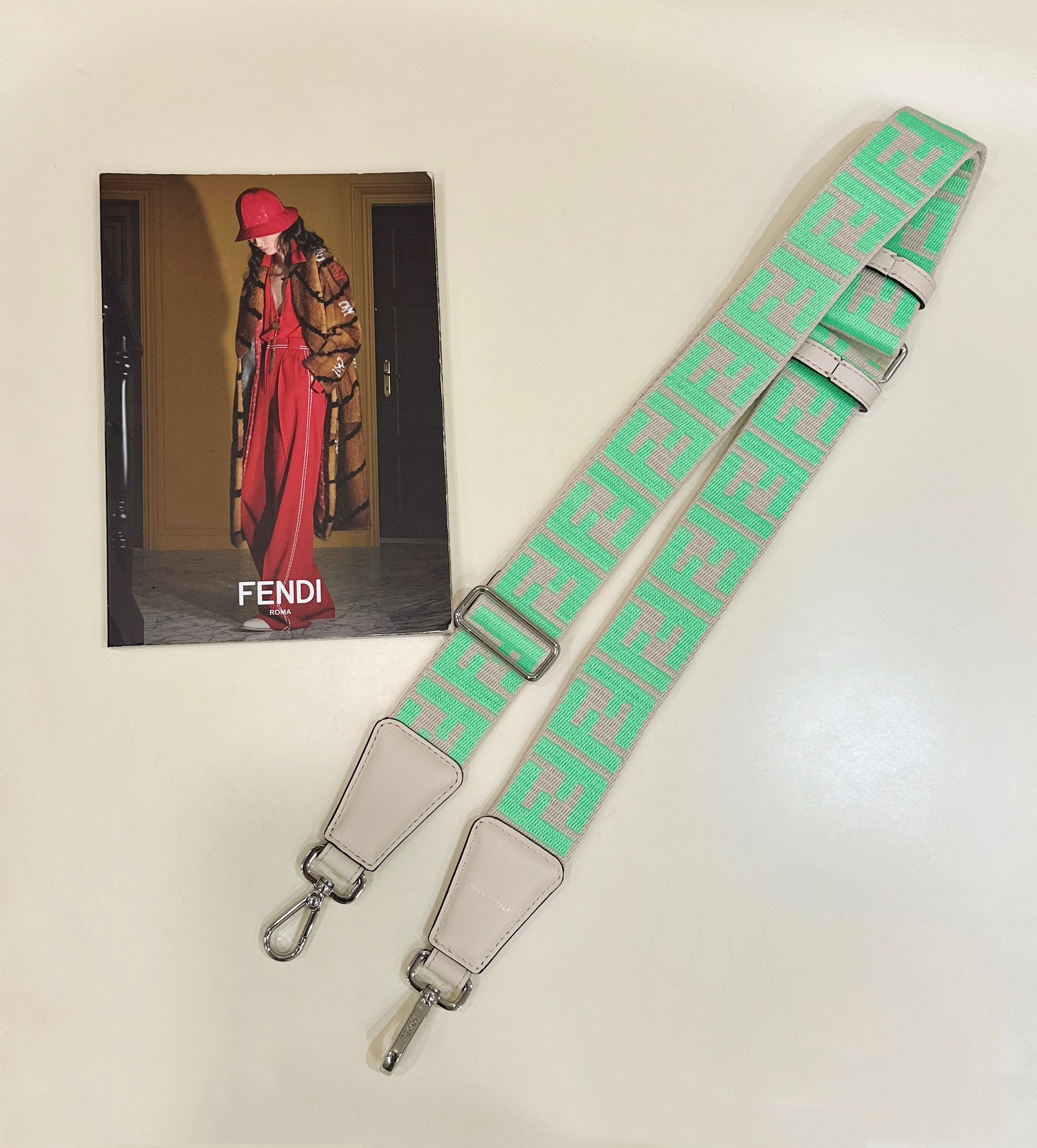 Fendi Wide Shoulder Strap with FF Logo Model no: 913A