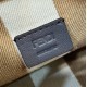 FENDI New Mini Roll, Classic Double F Fabric Logo with Matching Leather Model no: 8655A