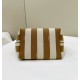 FENDI Roll, Double-Sided Tote, One Side Pequin Stripe Design, One Side Classic FF Pattern Model no: 8661s